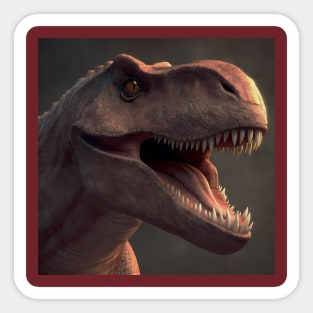 Dino illustration Sticker